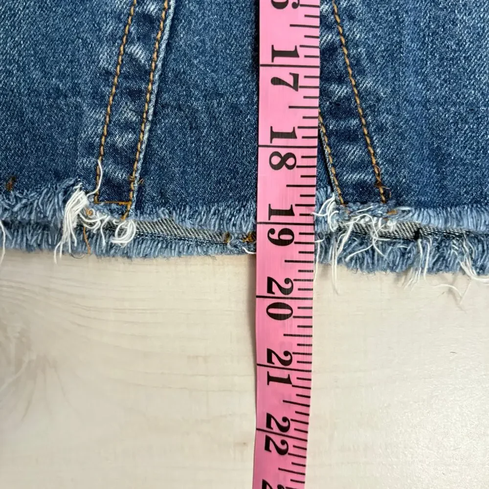 Vintage Carol Anderson For Cabi Denim Blue Jean Mini Skirt Women’s Sz 8 See pics - Picture 8 of 10